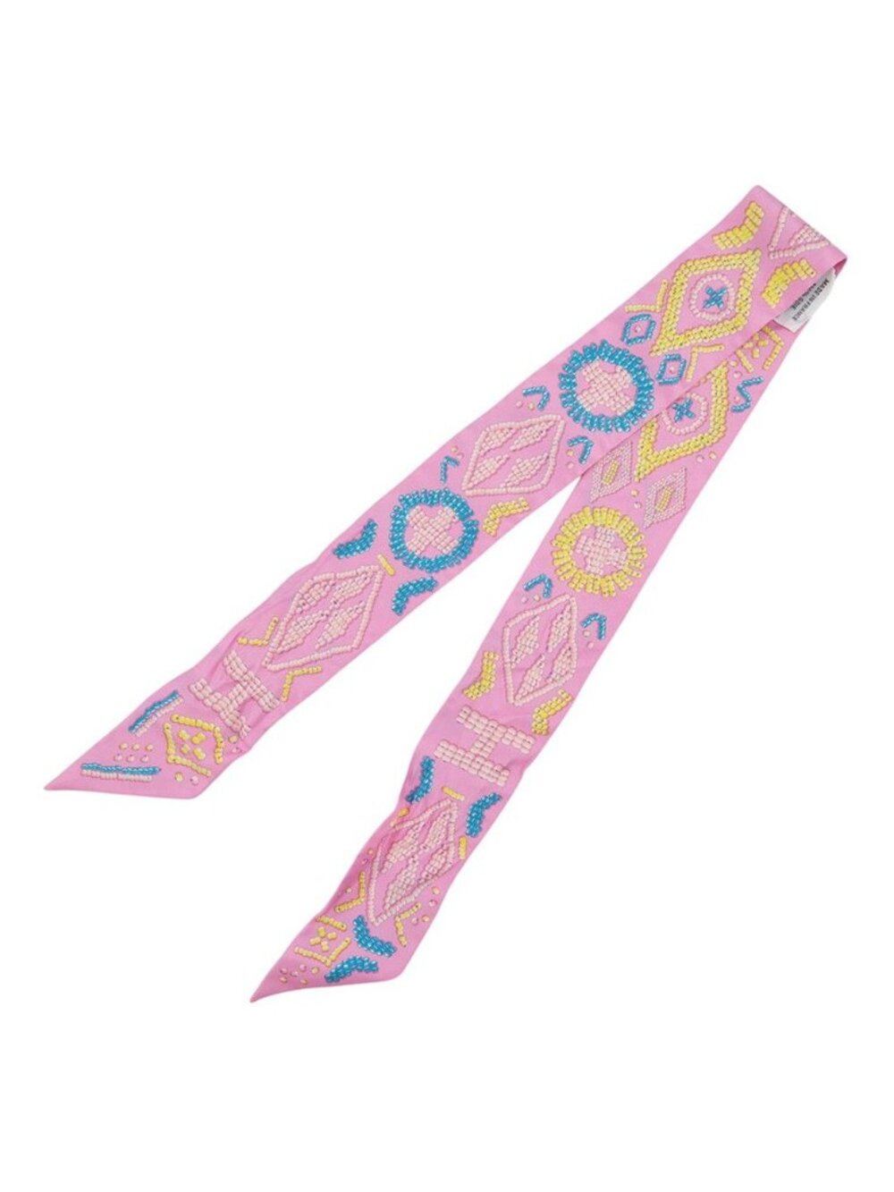 Hermes Scarf Twilly Kelly en Perles Silk Twill Fall Winter - Picture 2 of 10